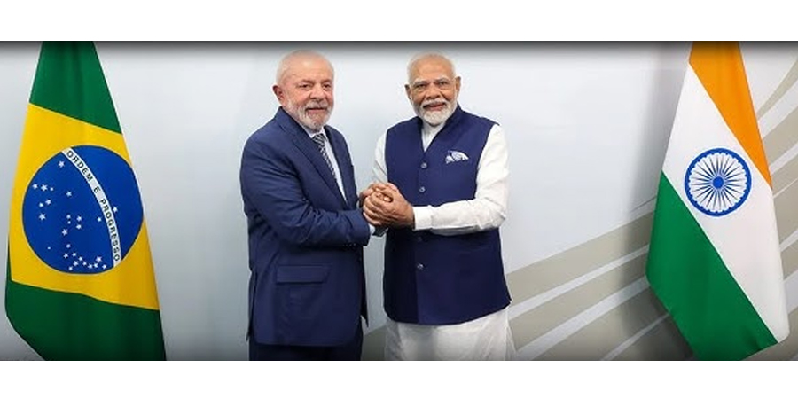 भारतीय प्रधानमन्त्री मोदी ब्राजिलको राजकीय भ्रमणमा