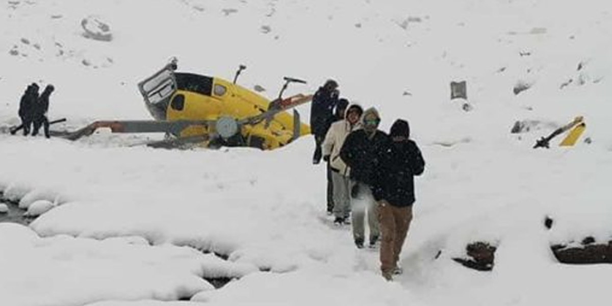 सोलुखुम्बुमा हेलिकोप्टर दुर्घटना, पाइलट सकुशल