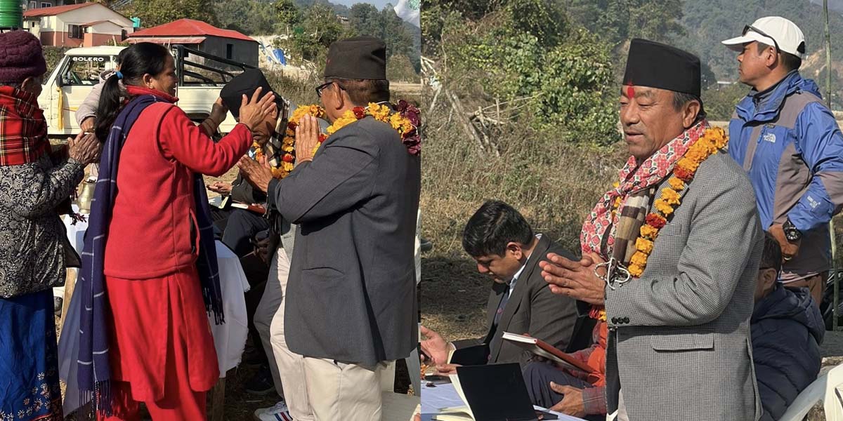 कांग्रेस उम्मेद्वार मनोज गुरुङको मतदाता भेटघाट अभियान तीव्र