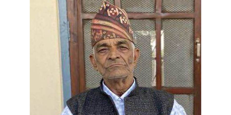 नेपाली कांग्रेसका अगुवा एवं समाजसेवी हरिप्रसाद ढुंगानाको निधन