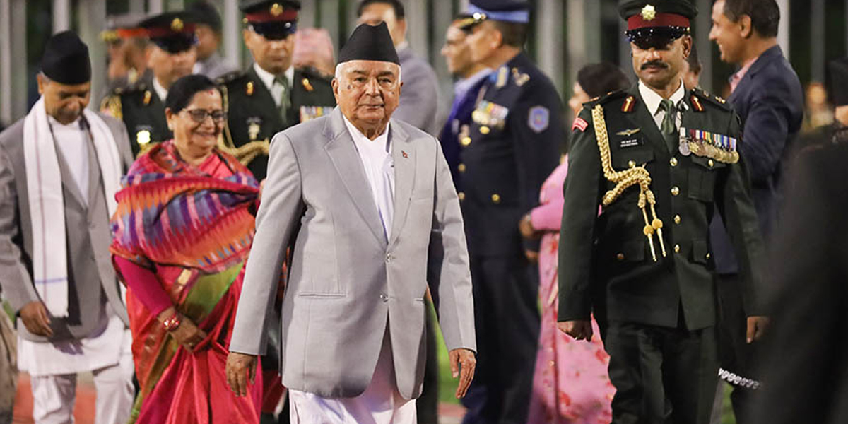 कतारबाट फर्के राष्ट्रपति पौडेल