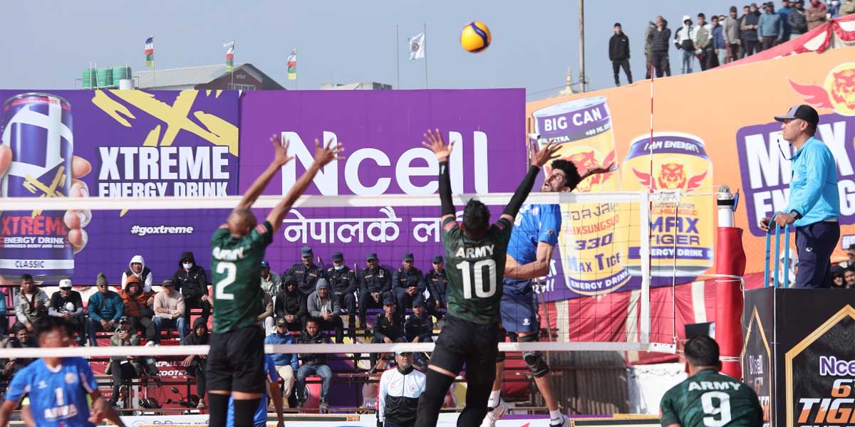 टाइगर कप भलिबलमा गण्डकी र एपीएफको जित