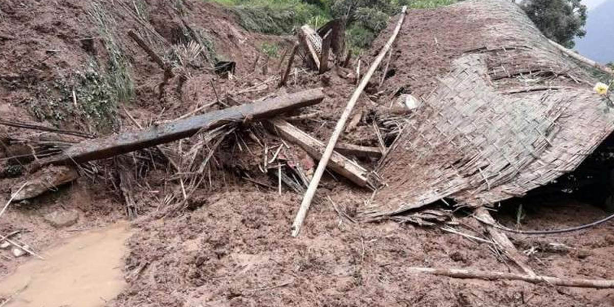 म्याग्दीमा पहिरोमा पुरिएर बाबुको मृत्यु, छोरा बेपत्ता