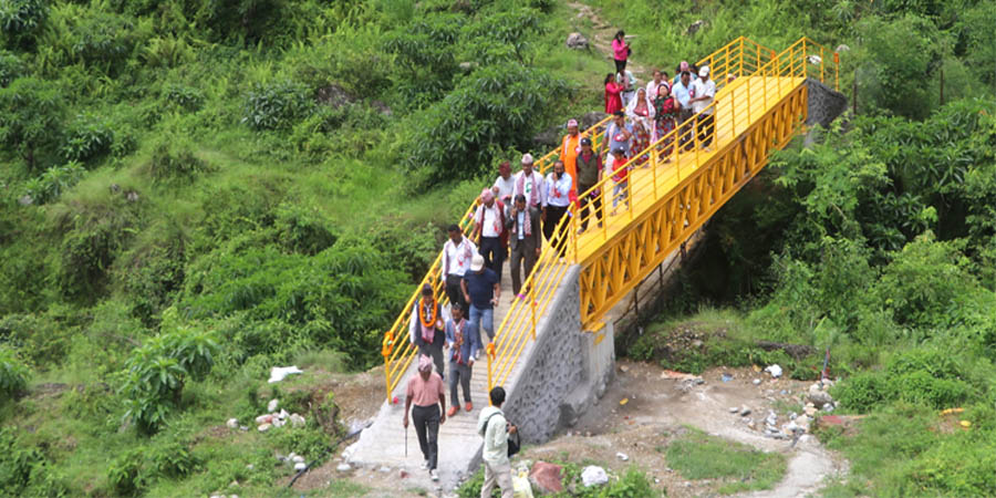 पोखराको सीतापाइलामा मितेरी पुल शुभारम्भ