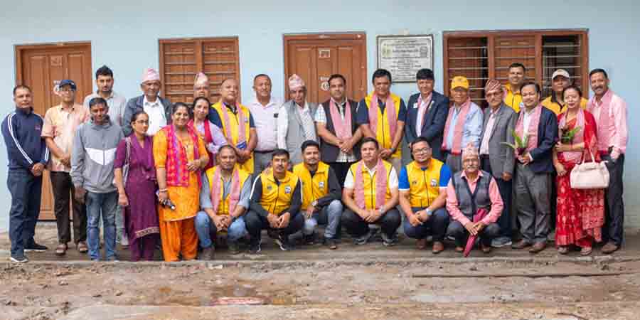 गौरीशंकर बहुमुखी क्याम्पसमा पानीट्यांकी हस्तान्तरण