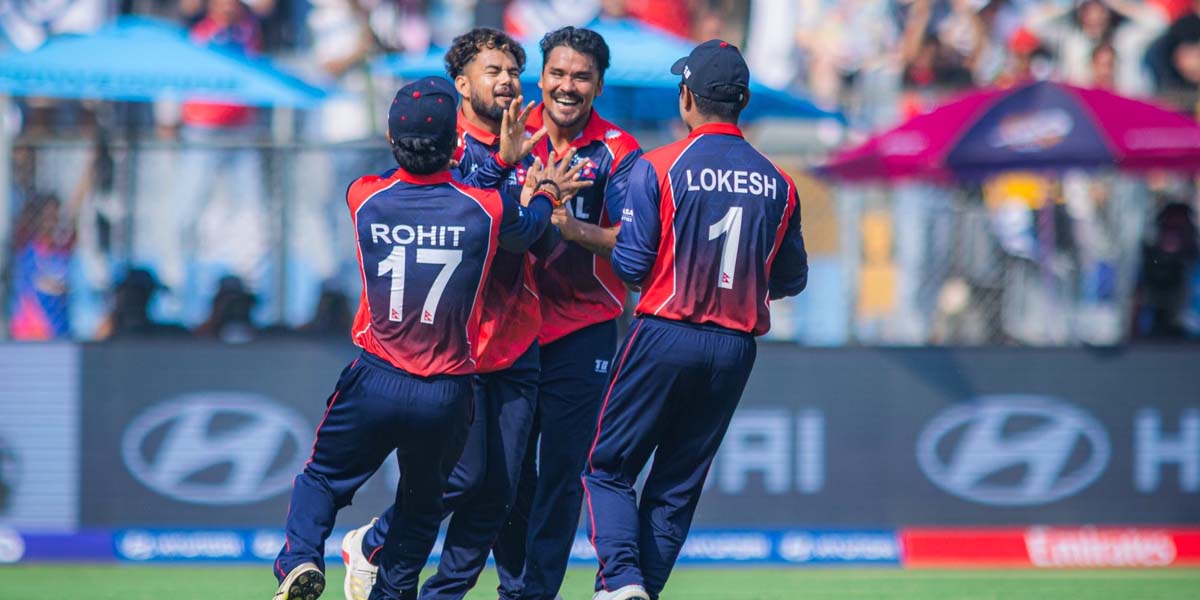 नेपाल इंग्ल्यान्डसँग चार रनले पराजित