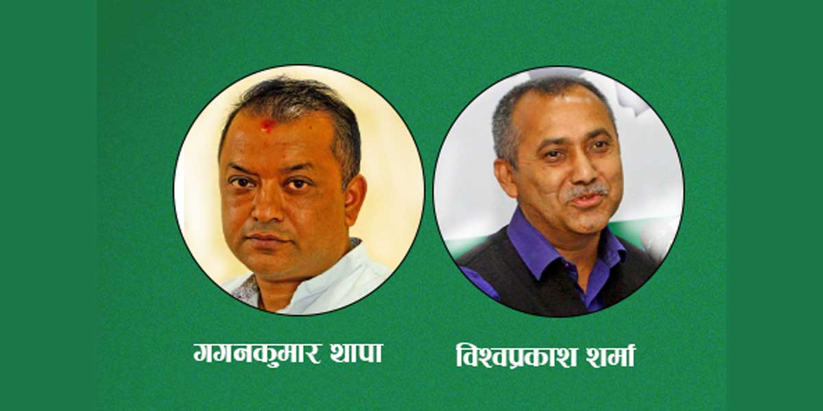 कांग्रेस महामन्त्रीद्वय थापा र शर्माको अपिल - संयम, संवाद र एकताबाट शान्ति समाधान खोज्नुपर्छ