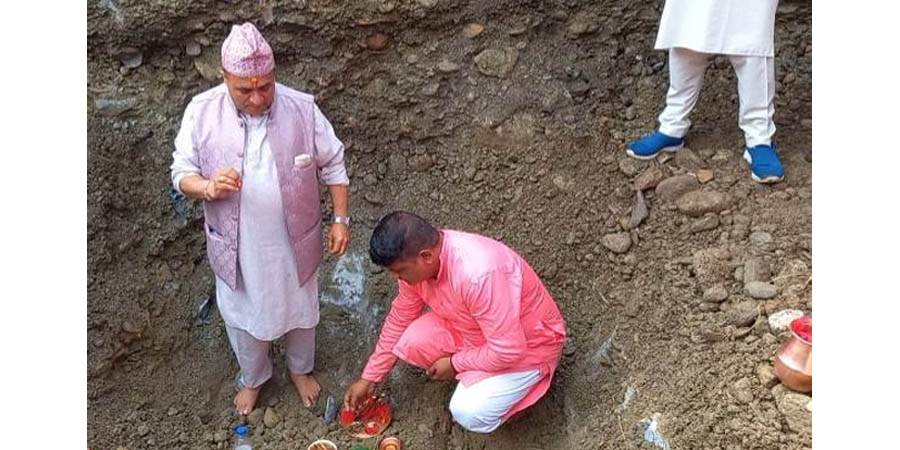 पोखरा-३३ को नयाँ वडा कार्यालय भवन बन्दै, चार करोड ६० लाख लागत