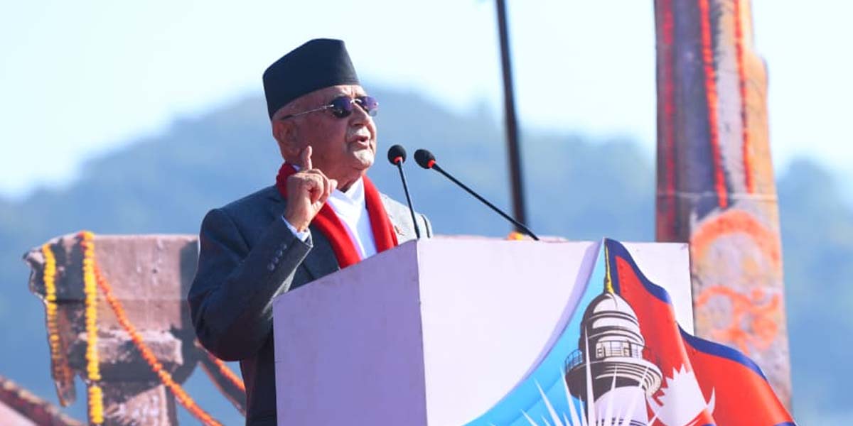 एमालेलाई निर्णायक शक्ति बनाउन अघि बढ्छौँ : अध्यक्ष ओली